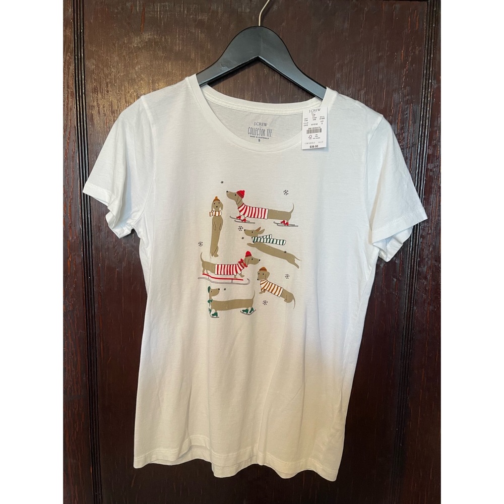 NWT J CREW HOLIDAY GRAPHIC